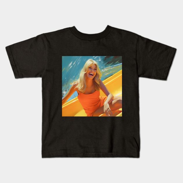 heather thomas art design 4/5 Kids T-Shirt by Maverick Media